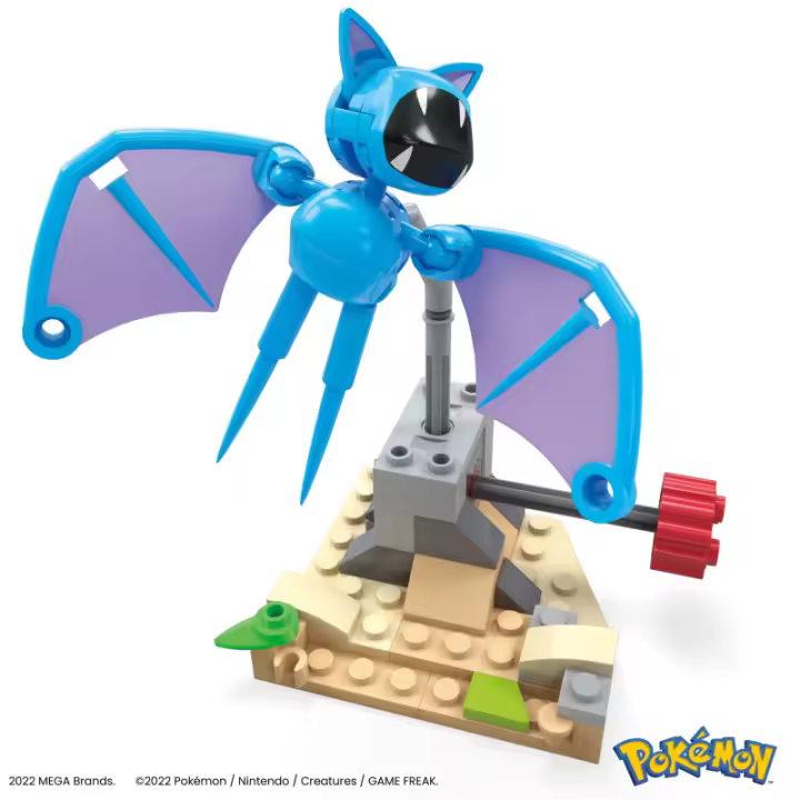 MEGA POKÉMON ZUBAT'S MIDNIGHT FLIGHT, MEGA, BUILD WITH MOTION 61PCS - 1