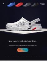 Nuevos Pantuflas De Plataforma Para Hombre Moda Verano Sandalias De Playa Para Mujer Zapatos De Exterior Suaves Para Interior - details 1