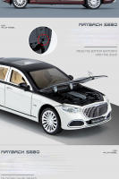 Modelo De Coche De Aleación Mercedes-Benz S680 1:24 Con Sonido Y Luz Juguete De Retroceso Para Niños Colección Decoración Regalo C258 - details 5