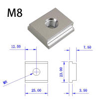 Barra De Miter Deslizadora Para Torno De Mesa Herramienta De Carpintería Aluminio Aleación Ranura T Fija Con Tornillos M6/M8T - details 7