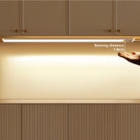 Lámpara De Mesa LED COB Sensor De Movimiento Luz De Armario USB Para Cocina Regalo De Día Del Padre Luz Nocturna Rectangular Material Aluminio - details 6