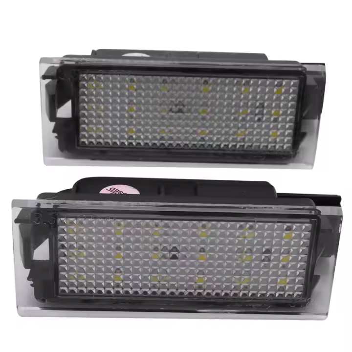 Luz LED para matrícula de coche, accesorio para Renault Megane 2 Clio Laguna 2 Megane 3 Twingo Master Vel Satis, 2 piezas - 1