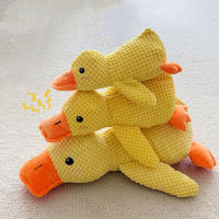 Juguete De Perro En Forma De Pato Peluche Que Silba Juguete Duradero Para Chupar Y Jugar Interactivo Para Cachorros Y Perros Pequeños Y Grandes - details 4