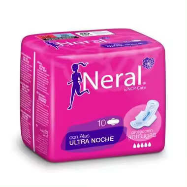 Compresas Ultra Alas Noche 10ud. Neral - 1