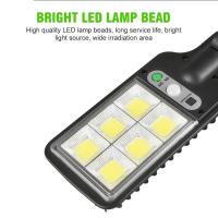 Lámpara De Muralla Solar LED 72COB Con Inducción Humana Para Jardín Terraza Garage Puerta De La Calle Luz Exterior Autónoma - details 0