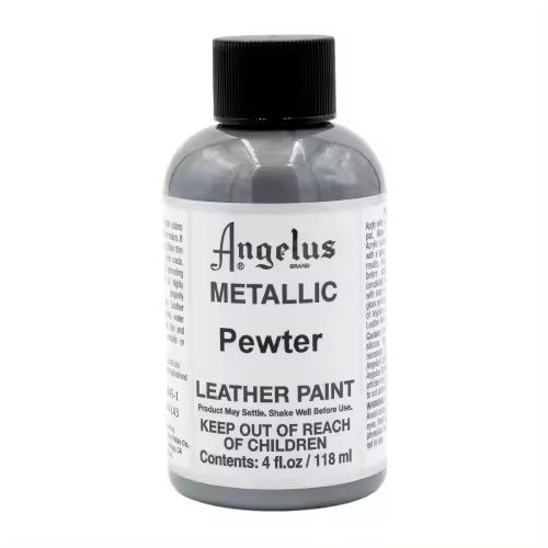 Angelus PINTURA CUERO Y POLIPIEL ANGELUS METALLIC PEWTER118 ML - 1