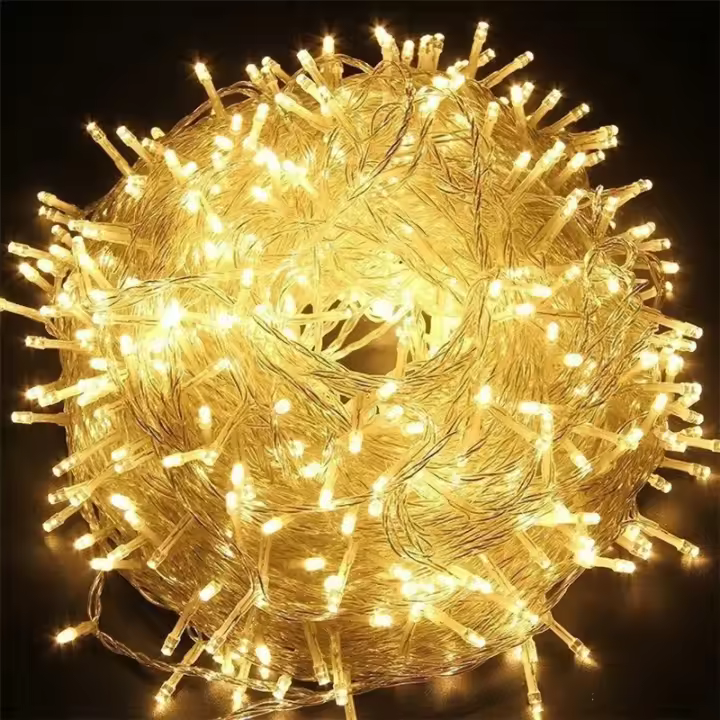 Luces De Cadena LED Para Exterior 10M 20M 50M Impermeables Guirnalda De Navidad Para Jardín Decoración De Fiesta Y Boda Luz De Fairy Para Holiday - 1