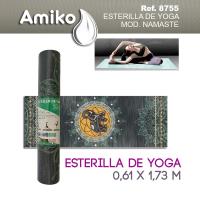 ESTERILLA DE YOGA AMIKO DE MODELO NAMASTE Y MEDIDAS 1,73x61 CM. - details 0