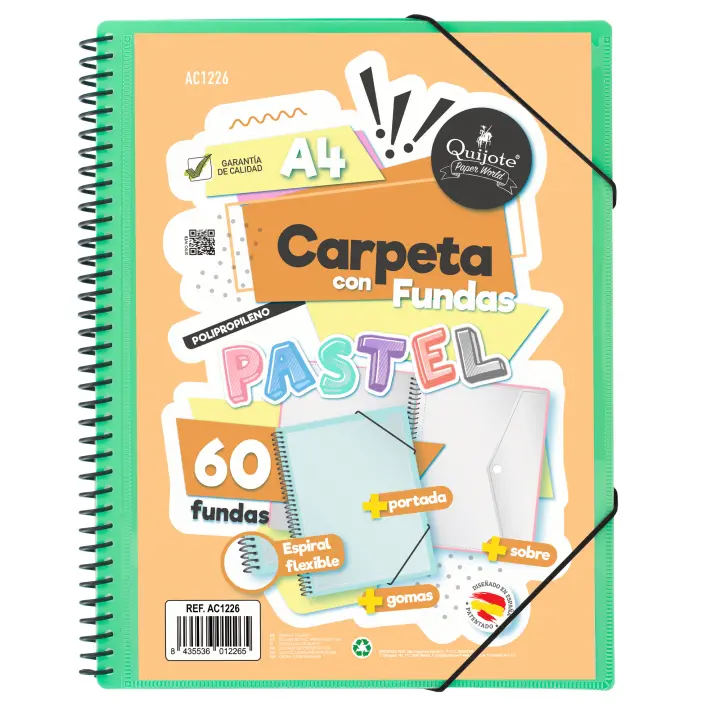 Starplast - Carpeta Con Fundas Espiral Flexible A4 - 1