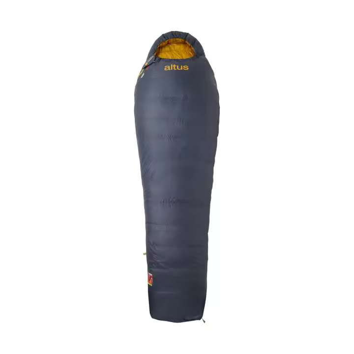 ANDES 1500 H30 | Altus | Saco de dormir | Pluma 700 cuins  | 3 estaciones | Funda de compresión | Confort -12ºC | Límite -20ºC | Extrema -44º C | Adultos - 1