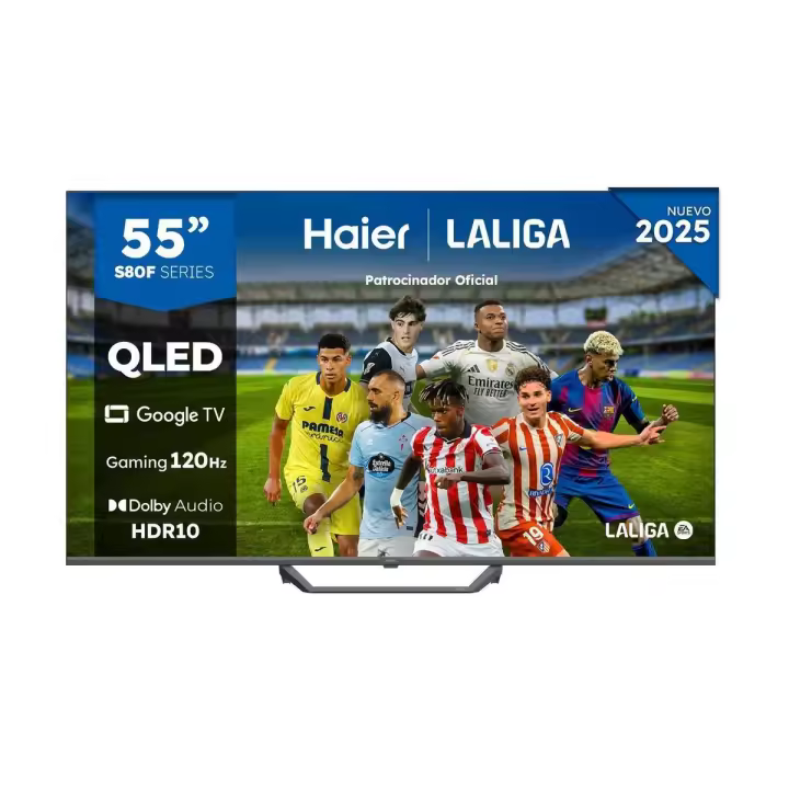 HAIER TV55 H55S80FUX FAB – Smart TV QLED 55" 4K Ultra HD - 1