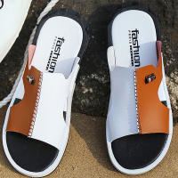 Sandalias Antideslizantes Para Hombre Verano 2024 Moda Casual Zapatos De Playa Transpirables Tallas Reales Material De Suela De Goma - details 0