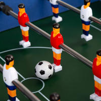CB Games - Futbolín de madera sobremesa, 18 jugadores, Con marcadores manuales, Para jugar 2-4 personas, Medidas 69x37x24 cm, Futbolines para niños, Juegos de mesa, Fútbol niño, Juguetes 6 años - details 2