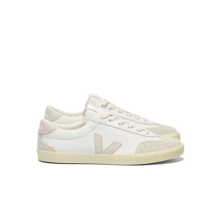 Calzado mujer Zapatillas Veja Zapatillas Volley Leather Blanco - 1
