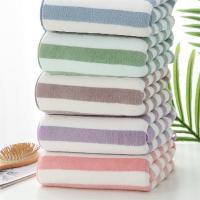 Toalla De Baño Absorbente De 70x140cm Para Adultos Estilo Rayado Toalla De Playa Para Hombres Y Mujeres Toalla De Viaje Para Deportes Y Spa - details 4