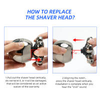 Kit De Aseo Para Hombres Cepillo Eléctrico Recargable Trimmer De Barba Y Cabello Mostrador LCD Cincel De Acero Inoxidable - details 6