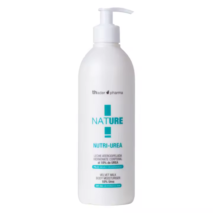 Thader Pharma Crema hidratante corporal al 10% de Urea Nutri-Urea Nature ideal para piel seca y deshidratada, 500 ml - 1
