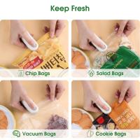 Sello Portátil Mini 2 En 1 Para Snacks Y Uso Doméstico Recargable Sello De Vacío Para Bolsas De Plástico Ecológico De Plástico - details 7