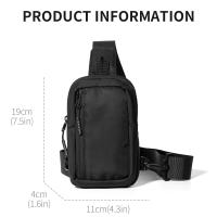 Mini Bolso De Hombro Para Hombres Y Mujeres Bolsa Mensajera Pequeña Bolsa De Teléfono Móvil Pequeña Monedero Material Nylon - details 4