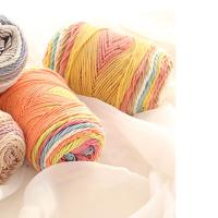 Hilo De Algodón Tejido a Mano Arcoíris 100g Suave Para Crochet Ternura Para Tejer Suéteres Cálidos Cojines Sofá Bufandas DIY - details 7