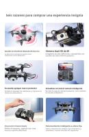 4DRC V30 Mini Dron 4K 1080P Cámara HD Drones WiFi Evitación De Obstáculos Plegable Quadcopter RC Helicóptero Juguete Pequeño Para Niños - details 2