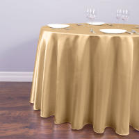 Mantel De Seda Para Celebraciones Mantel Redondo Y Rectangular Para Bodas Restaurante Cumpleaños Banquete Decoración De Mesa Resistente Al Agua Y Aceite - details 1