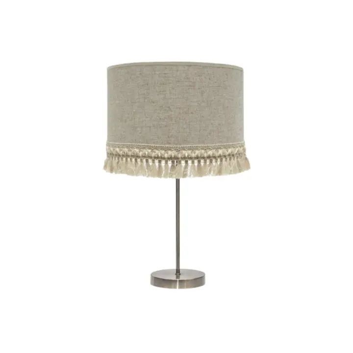 Fabrilamp - Sobremesa Alto Vera 1xe27 Cuero/beis 62x30x30 Cm - 1
