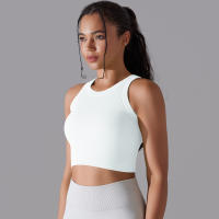 Sujetador Deportivo De 2 Niveles Para Mujer Sexy Yoga Alta Soporte Impacto Deporte Ropa Interior Correr Secado Rápido Top Deporte Gimnasio Con Almohadillas - details 1
