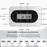 Dispensador Automático De Alimentos Para Mascotas Smart APP Feeder Acero Inoxidable Para Gatos Y Perros Comida Doble Programable a Distancia - details 9