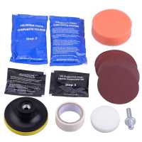Ociodual Kit Profesional de Pulido Faros Autos Resturacion Lija Esponja Pulimento Reparacion Restauracion para Coche Automovil - details 1