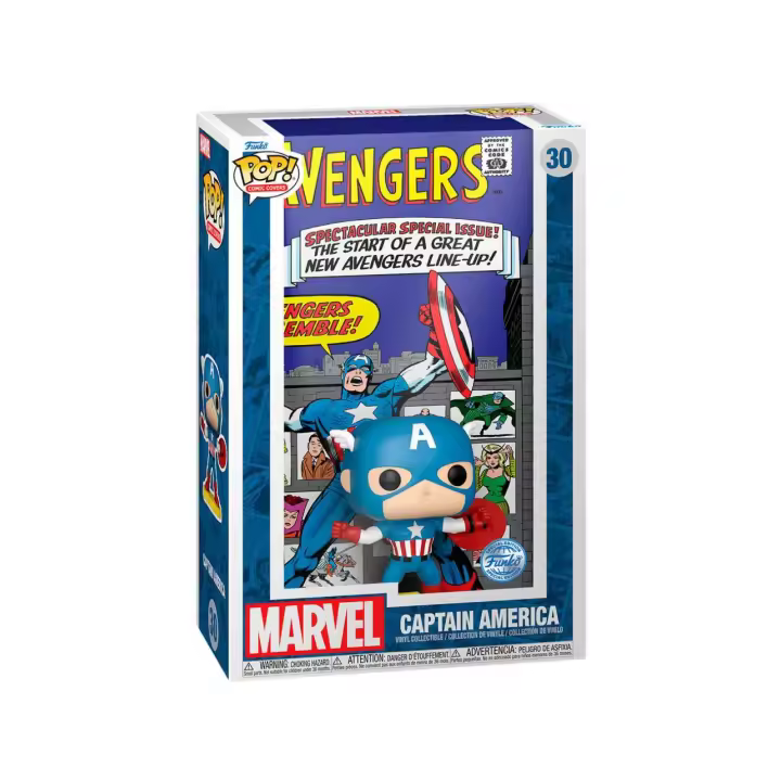 FUNKO Funko POP Comic Cover Marvel Los Vengadores Avengers Capitan America Exclusive - 1