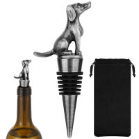 Tapa De Botella De Vino Para Perros/Cats Decorativa De Aleación De Zinc Y Silicona Herramientas De Accesorios Para Vino - details 8