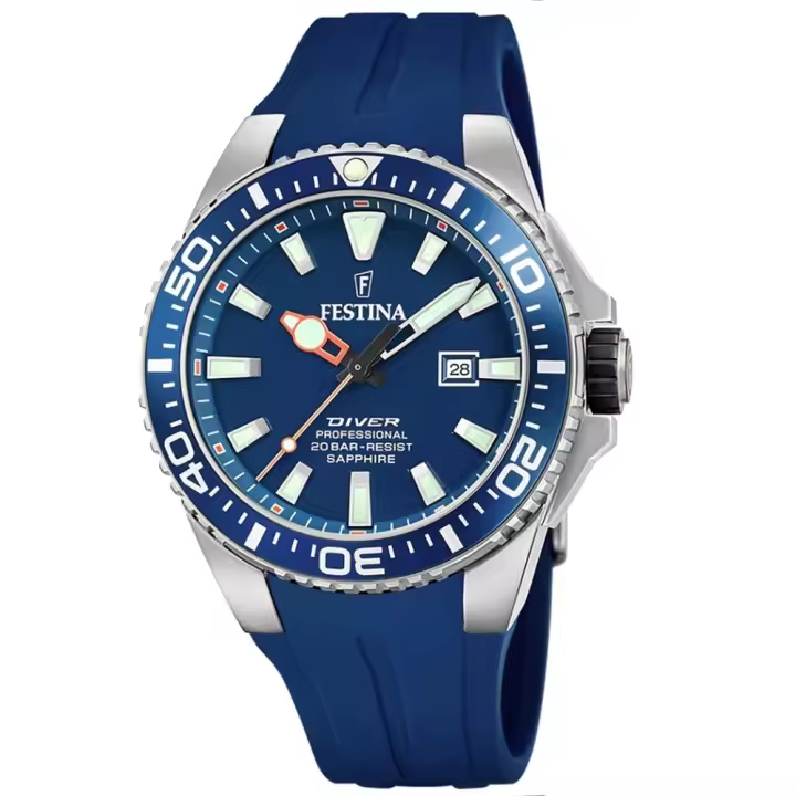Reloj FESTINA F20664/1 Diver Style para Hombre The Originals 200m Esfera Azul - 1