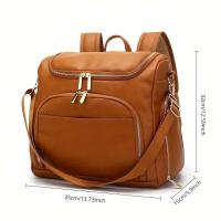 Bolso De Maternidad PU Cuero Grande Con Camión De Cambio Para Bebé Bolsa De Viaje Con Mochila Y Asiento De Carrito - details 1