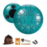Kit De Tambor De Lengüeta De Acero Miwayer 6" 11 Notas Instrumento De Sanación Sonido De Lluvia Herramienta Para Ansiedad Yoga/Medical/Aire Libre - details 10