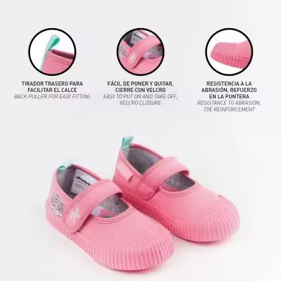 ZAPATILLA LONETA SUELA PVC LAZO PAW PATROL - 1