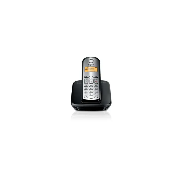 Telefono gigaset as290 negro y plata siemens - 1