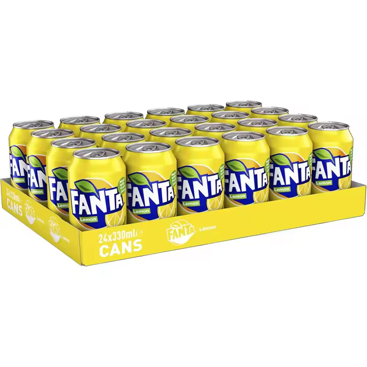 Pack 24 Fanta Limón lata 33cl - 1