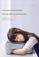 Almohada De Viaje De Memoria De Algodón Soporte Cervical Cojín De Descanso Para Oficina Y Comida Almohada Ortopédica Para Estudiantes Y Trabajo Rectangular Anti-estática Y Terapéutica - details 0