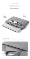 Bolso De Hombro Para Laptop QINNXER 15.6 Pulgadas Portátil Para Hombres Y Mujeres Bolsa De Hombro Para Portátiles De 13/14/15 Pulgadas Estilo Business - details 5