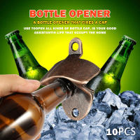 10PCS Abrebotellas Y Abrecañas Vintage Para Pared Herramientas De Cocina Para Bar Metal Carbono Uso Doméstico Y Comercial - details 2