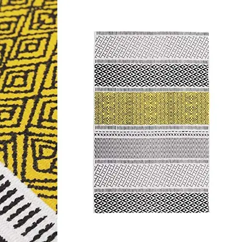 DAMDAM GO Alfombra Amarillo 60x90cm - 1