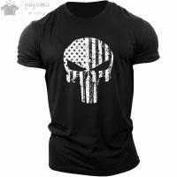 Camiseta De Hombre Con Estampado 3D Militar Y Patriótico Estilo O-Neck T-Shirt Sobredimensionada Camiseta Corta Deporte Ropa Top - details 6