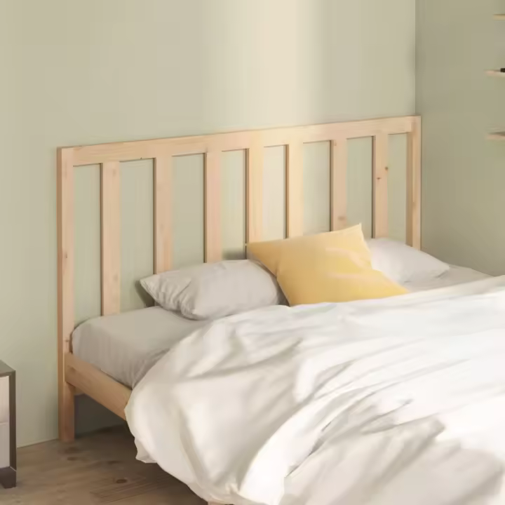 Cabecero de cama madera maciza de pino 126x4x100 cm - 1