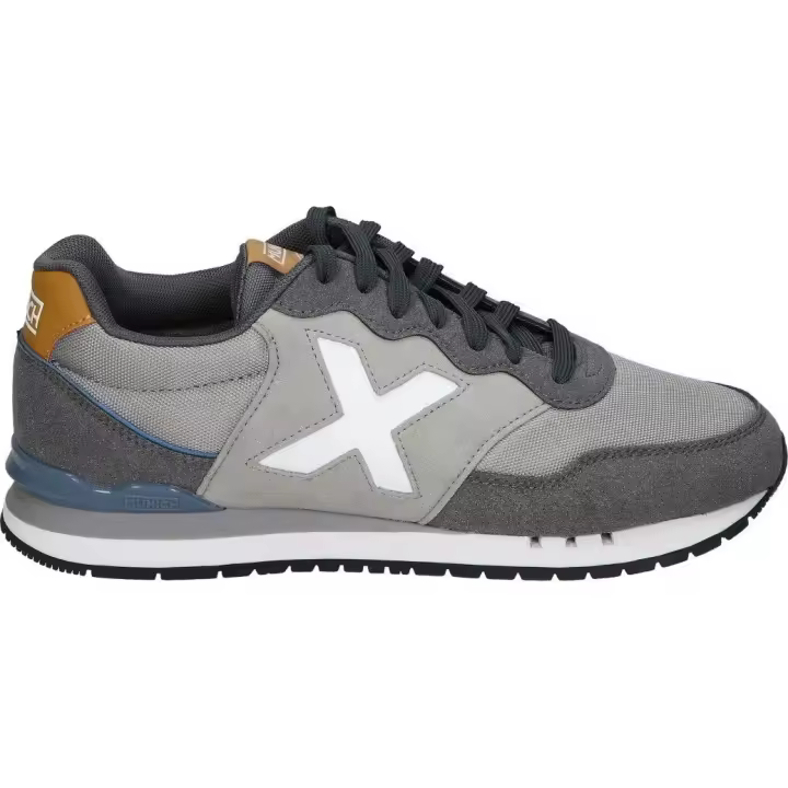 MUNICH | Zapatilla Munich Dash 228 para Hombre – Deportiva en Color Gris con Detalles – Sneaker con Cordones – Estilo Casual – Versátiles – Combinables – Cómodas y de Alta Calidad – Modelo 4150228 - 1