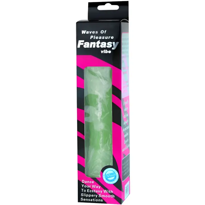 BAILE - WAVES OF PLEASURE VIBRADOR 23 CM VERDE - 1