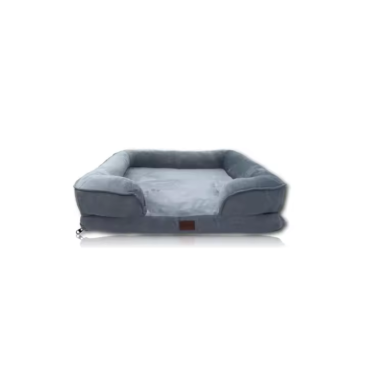 Sofá / cama de 51*38*15 para mascotas de espuma suave y cálida, inferior antideslizante con borde reforzado impermeable y con funda lavable extraíble. - 1