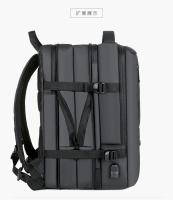 Bolsa para portátil de 17 pulgadas para hombre, mochila Extensible de viaje de negocios con puerto de carga USB y diseño impermeable de gran capacidad, 36-55L - details 18