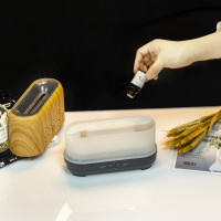 Humidificador de llama de espiga de trigo hueca de grano de madera de 200 ml, máquina de aromaterapia con aceite esencial de llama - details 11
