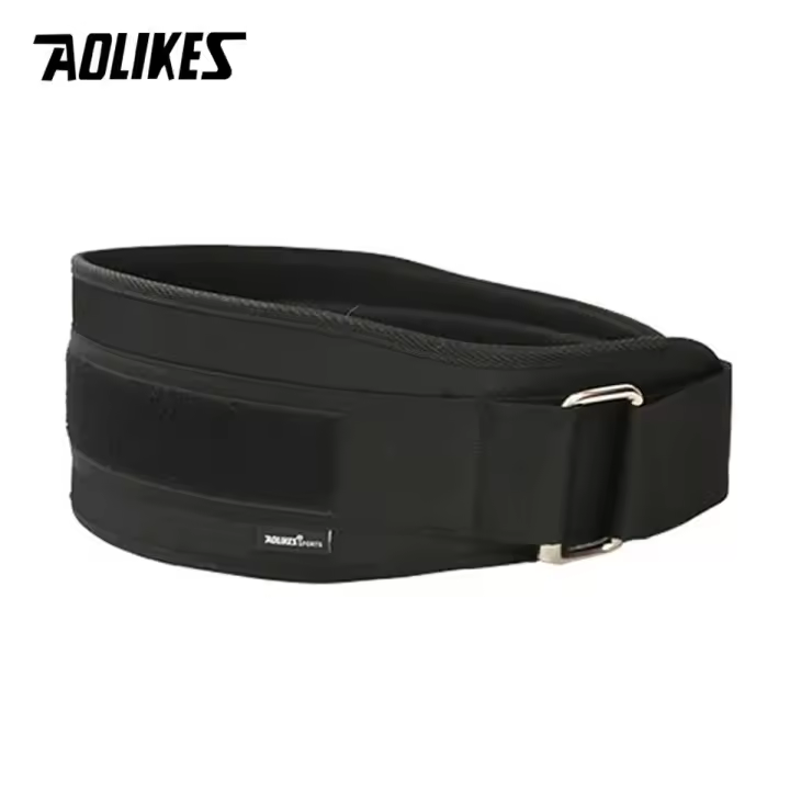 Cinturón De Soporte Para La Cintura AOLIKES 1PCS Para Levantamiento De Pesas Y Ejercicios De Agachamiento Fitness Y Entrenamiento De Espalda Y Lumbar Para Adultos - 1